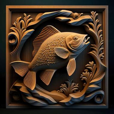 3D модель Мелкая рыба (STL)